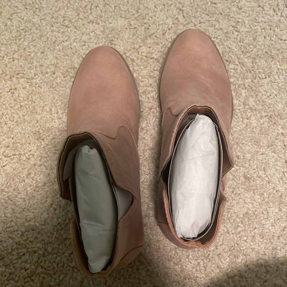 Light Tan Booties! - Picture 2 of 2